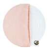 Funda Plato Base P452-LIN Blush Pink 40 cm. (Textil)
