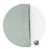 Funda Plato Base P452-LIN Sage/Plata 40 cm. (Textil)