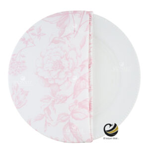 Funda Plato Base P453-ART Blush Pink 40 cm. (Textil)