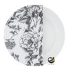 Funda Plato Base P453-ART Gris 40 cm. (Textil)