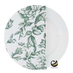 Funda Plato Base P453-ART Olivo 40 cm. (Textil)