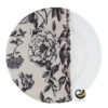 Funda Plato Base P453-ART Taupe/Negro 40 cm. (Textil)