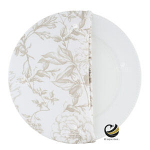 Funda Plato Base P453-ART Taupe 40 cm. (Textil)