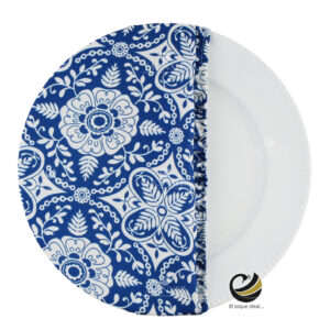 Funda Plato Base P454-OCO Azul Rey 40 cm. (Textil)