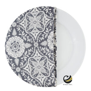 Funda Plato Base P454-OCO Carbón 40 cm. (Textil)