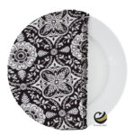 Funda Plato Base P454-OCO Negro 40 cm. (Textil)