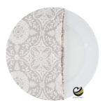 Funda Plato Base P454-OCO Taupe 40 cm. (Textil)