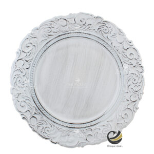 Plato Base P230-MAG Blanco Vintage 36 cm. (Polipropileno)