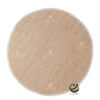 Carpeta (Plato Base) P433-BUR Natural 35.5 cm. (Lino/Yute)