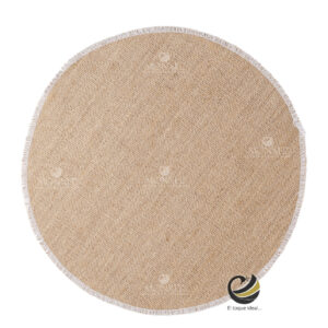 Carpeta (Plato Base) P433-BUR Natural 35.5 cm. (Lino/Yute)