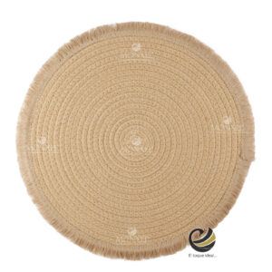 Carpeta (Plato Base) P434-POT Natural 38 cm. (Algodón)