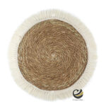 Carpeta (Plato Base) P438-SUC Natural 43 cm. (Hojas de Maíz)
