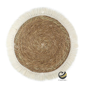 Carpeta (Plato Base) P438-SUC Natural 43 cm. (Hojas de Maíz)