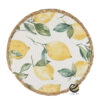 Carpeta (Plato Base) P455-LIM Amarillo 35 cm. (Algodón)