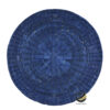 Carpeta (Plato Base) P464-TEJ Azul 35 cm. (Hojas de Palma)
