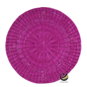 Carpeta (Plato Base) P464-TEJ Fiusha 35 cm. (Hojas de Palma)
