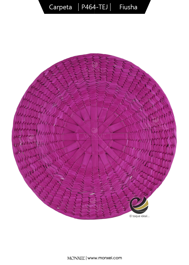Carpeta (Plato Base) P464-TEJ Fiusha 35 cm. (Hojas de Palma)