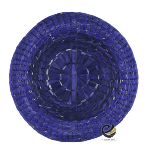 Carpeta (Plato Base) P464-TEJ Morado 35 cm. (Hojas de Palma)