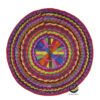Carpeta (Plato Base) P464-TEJ Multicolor 35 cm. (Hojas de Palma)