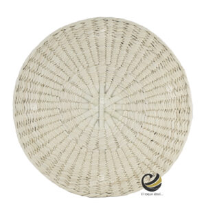 Carpeta (Plato Base) P464-TEJ Natural 35 cm. (Hojas de Palma)