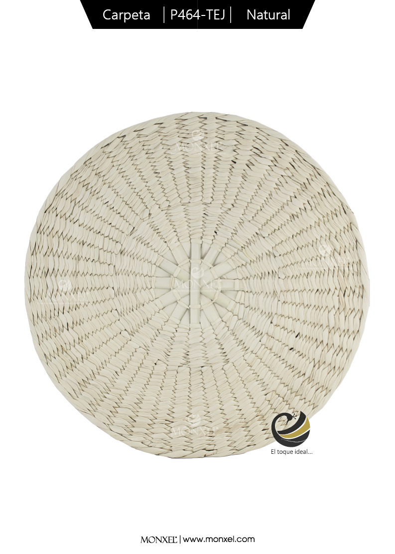 Carpeta (Plato Base) P464-TEJ Natural 35 cm. (Hojas de Palma)