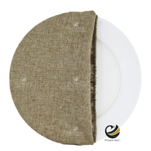 Funda Plato Base P153-LIN Trigo 40 cm. (Textil)