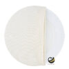 Funda Plato Base P452-LIN Ivory/Oro 40 cm. (Textil)