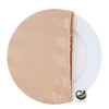 Funda Plato Base P458-RAY Champagne 40 cm. (Textil)