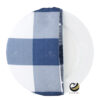 Funda Plato Base P460-PIC Azul 40 cm. (Textil)