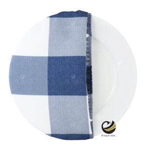 Funda Plato Base P460-PIC Azul 40 cm. (Textil)