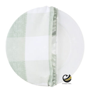 Funda Plato Base P460-PIC Sage 40 cm. (Textil)