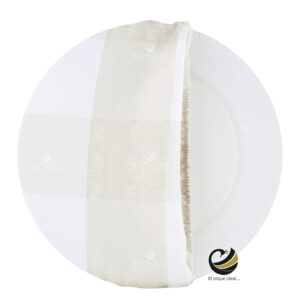 Funda Plato Base P460-PIC Taupe 40 cm. (Textil)