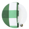 Funda Plato Base P460-PIC Verde 40 cm. (Textil)