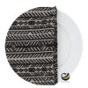 Funda Plato Base P463-TOP Taupe/Negro 40 cm. (Textil)