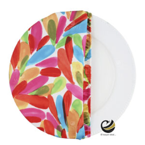 Funda Plato Base P467-PLU Multicolor 40 cm. (Textil)