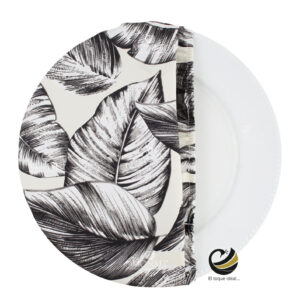 Funda Plato Base P468-TRO Negro 40 cm. (Textil)