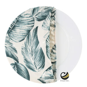 Funda Plato Base P468-TRO Teal 40 cm. (Textil)