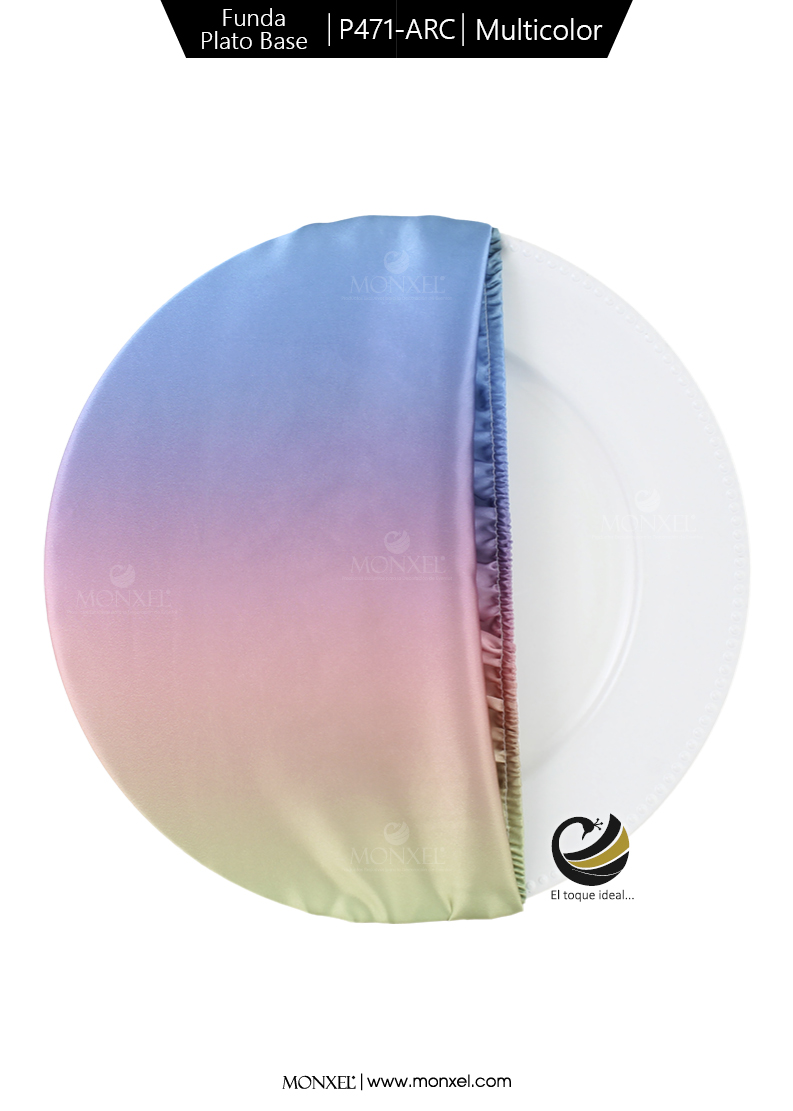 Funda Plato Base P471-ARC Multicolor 40 cm. (Textil)