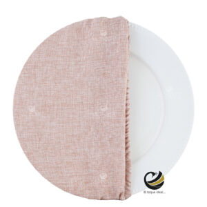 Funda Plato Base P153-LIN Palo de Rosa 40 cm. (Textil)