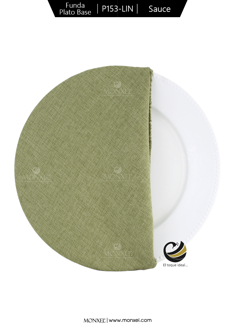 Funda Plato Base P153-LIN Sauce 40 cm. (Textil)