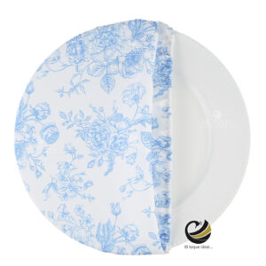 Funda Plato Base P384-TOI Azul Baby 40 cm. (Textil)