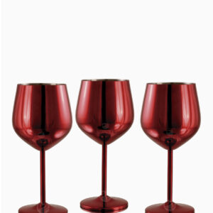Copas Vino V28-YAK Rojo (Acero Inoxidable)