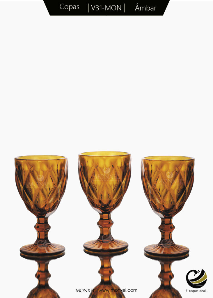 Obtén el mejor precio ¡contáctanos!
Copas: Vino, Agua
Material: Cristal
Color: Ambar
Nota: Las imágenes mostradas en está página pueden tener algún cambio con el producto físico, debido a los diferentes dispositivos en que se vean, así como a los nuevos lotes de llegada de cada producto.
Los precios y disponibilidad mostrados en está página son sujetos a cambios sin previo aviso