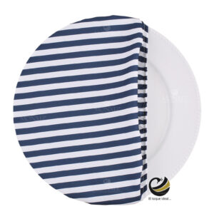 Funda Plato Base P476-RAY Azul Marino 40 cm. (Textil)