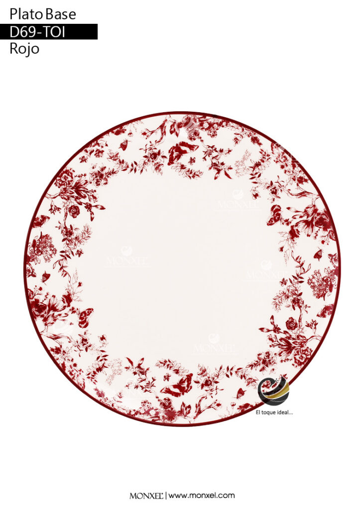 Obtén el mejor precio ¡contáctanos!
Medida: 30.5 cm. diámetro
Material: Porcelana
Color: Rojo
Nota: Las imágenes mostradas en está página pueden tener algún cambio con el producto físico, debido a los diferentes dispositivos en que se vean, así como a los nuevos lotes de llegada de cada producto.
Los precios y disponibilidad mostrados en está página son sujetos a cambios sin previo aviso