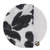 Funda Plato Base P477-NOC Blanco/Negro 40 cm. (Textil)
