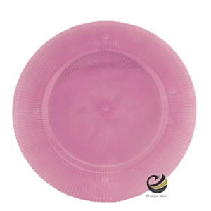 Plato Base P475-RAY Morado 32.5cm (Cristal)