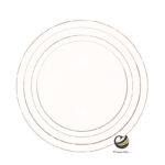 Vajilla D70-FIL Filo Plata (Porcelana)