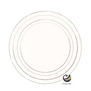 Vajilla D70-FIL Filo Plata (Porcelana)