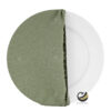 Funda Plato Base P459-LIN Sage 40 cm. (Textil)